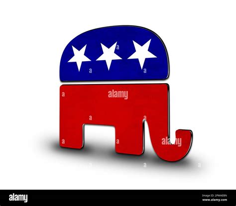 Republican Party Logo Of The United States Stock Photo Alamy