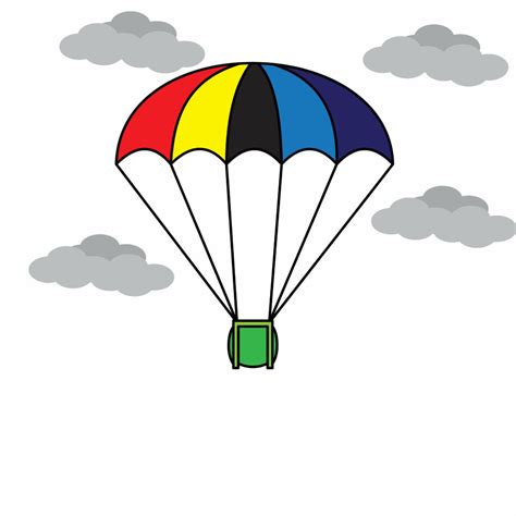 How To Draw A Parachute A Simple 6 Step Tutorial