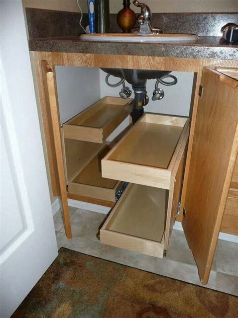 No bath tub is complete without taps. Multi functional cabinet under the sink with drawers for ...