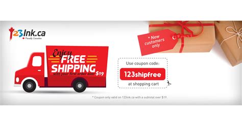 The clear messaging and cart goals make it simple. FREE SHIPPING OPTIONS 123InkCartridges 123Ink.ca Canada