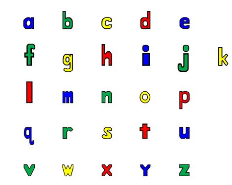 Alphabet Lower Case Printable