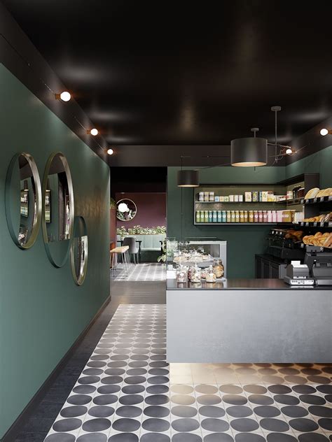 Coffeeshop On Behance Coffee Shop Interior Design Bar Design