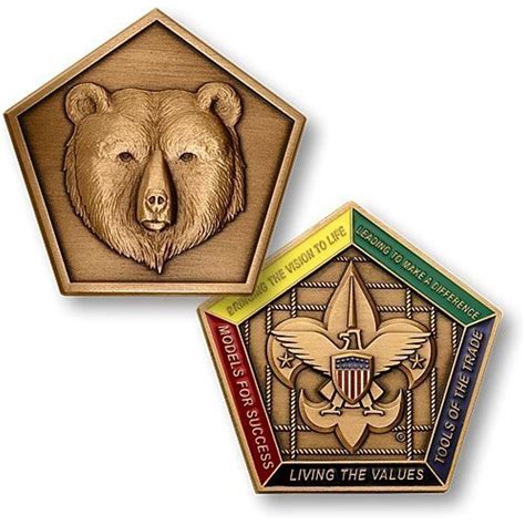 Bear Wood Badge Medallion Want Additional Info Click On The Image