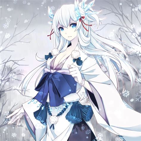 Anime Girl Yuki Ona Snow Woman Been Watching Nurrihyon No Mago Or