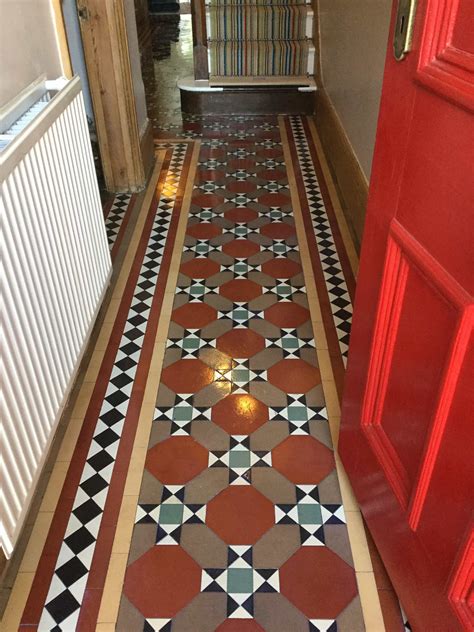 Classic Victorian Tiled Hallway Restoration In Wellingborough Tiling