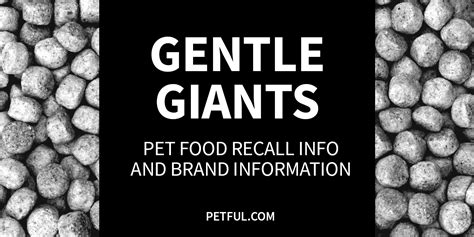 The fiber content of your dog food should be between 1.4% and 3.5% and the moisture content should be between 6% and 10%. Gentle Giants Dog Food Recall History