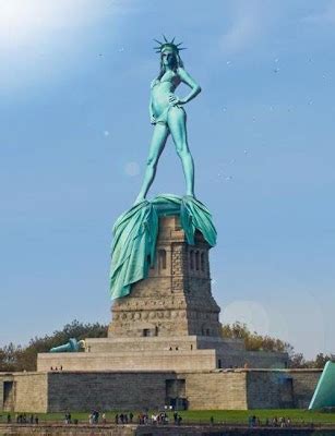 Sexy Girls Best Statue Of Liberty