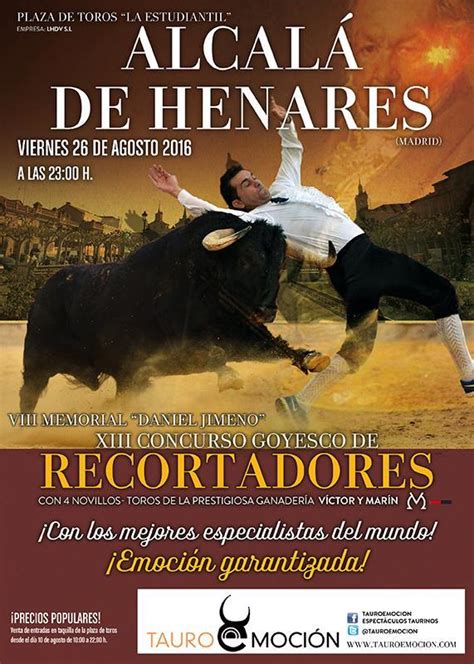 Maybe you would like to learn more about one of these? torodigital: CARTEL RECORTES ALCALÁ DE HENARES