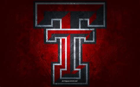 Download Wallpapers Texas Tech Red Raiders American Football Team Red