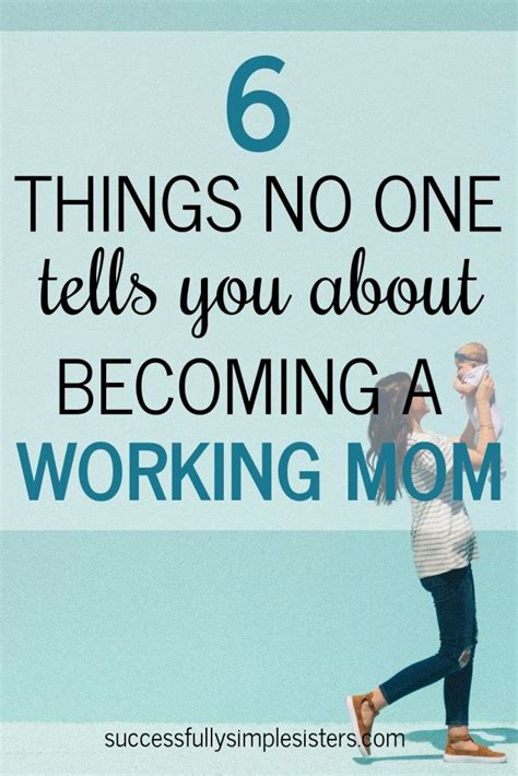 6 Things No One Tells You About Becoming A Working Mom Frugal Twins