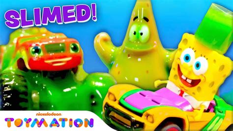 Top 15 Slime Moments W Blaze Loud House And Spongebob Toys Toymation Youtube