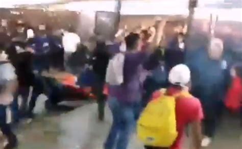 Video viral Captan mega pelea campal en Metro Pantitlán