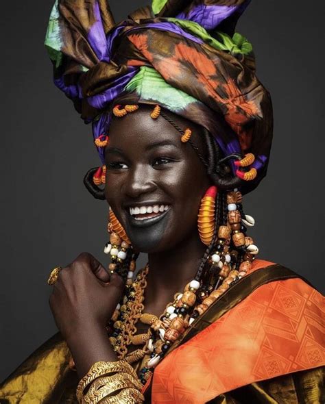 Wolof Woman Lady Of Senegal African Beauty