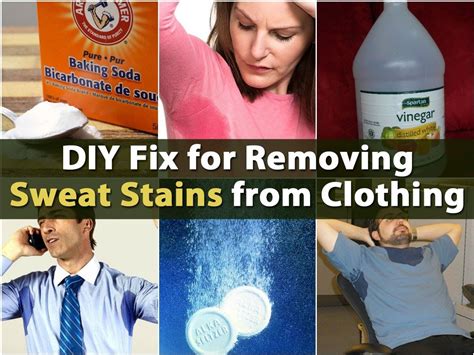 Diy Fix For Removing Sweat Stains From Clothing Remove Sweat Stains Sweat Stains Remove