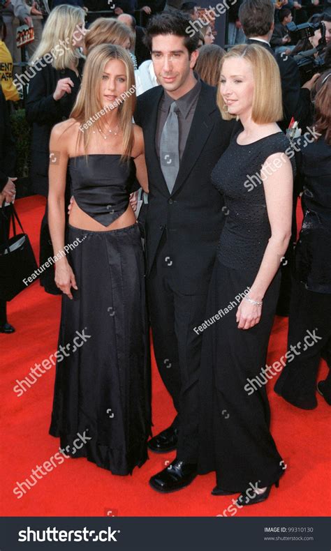 Jennifer aniston and david schwimmer shocked 'friends' fans when they revealed that they had major crushes on each other — read more. 07mar99 Friends Stars Jennifer Aniston Left Stock Photo ...