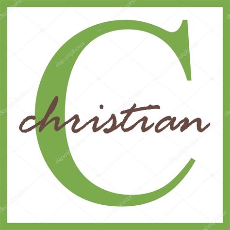 Christian Name Monogram — Stock Photo © Stayceeo 12200600