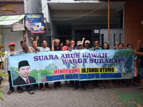 Masyarakat ‘Arus Bawah’ Inginkan Fandi Utomo Jadi Wali Kota | Arek News