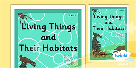 Science Living Things And Their Habitats Year 4 Book Cover