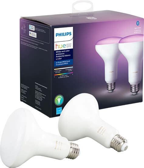 Philips Hue White And Color Ambiance Br30 Bluetooth Smart Led Bulb 2