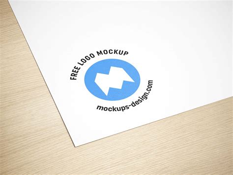Free Paper Logo Mockup Psd