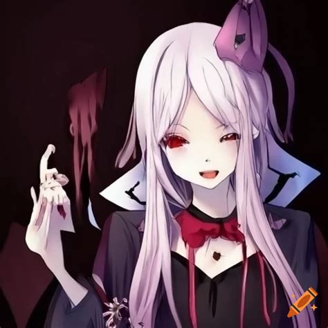 Image Of A Cute Anime Vampire Girl