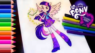 Color them online or print them out to color later. Equestria Girls Coloring pages / MLP Twilight Sparkle ...