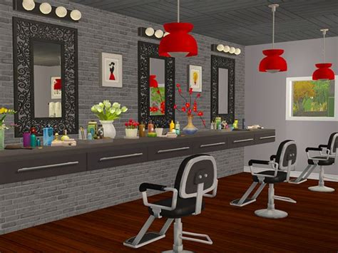 Beauty Salon Inspo Sims House Sims 4 Custom Content Sims 4