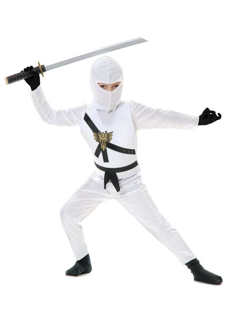 Child White Ninja Costume Ninja Costumes