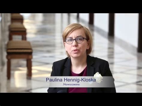 Została szefową klubu poselskiego tej partii. Paulina Hennig-Kloska o podatku VAT - YouTube