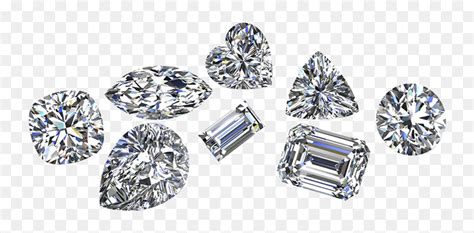 A Group Of Big Beautiful Diamonds With Diffrent Cuts Loose Diamonds
