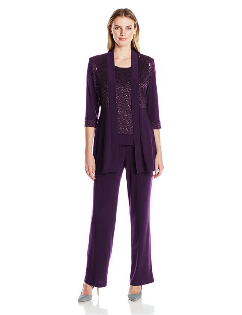 randm richards women s lace pant set