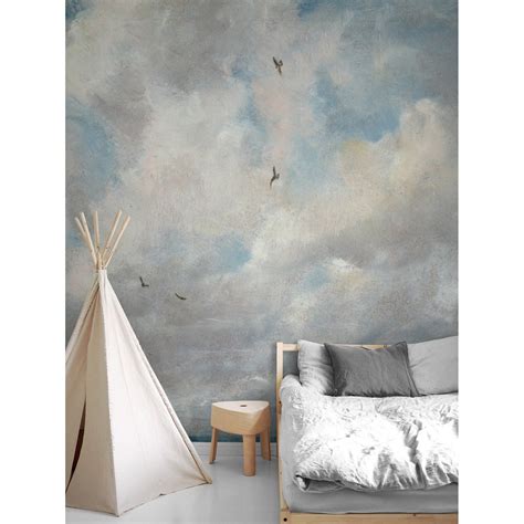 Cloudy Sky Removable Peel And Stick Art Wall Mural Painting Wall Decor
