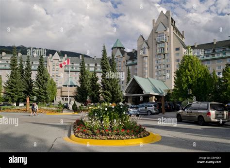 The Fairmont Chateau Whistler Hotel In Summer In Blackcomb Upper