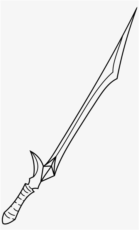 Sword Drawing Png Espadas De Anime Dibujo Free Transparent Png Download Pngkey