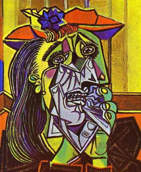 Picasso Weeping Woman 1937 Sky Dancing