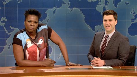 Watch Saturday Night Live Highlight Weekend Update Leslie Jones On Crazy Bitches Nbc Com