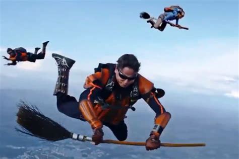 Watch These Crazy Skydivers Play Real Life Quidditch Ok Magazine