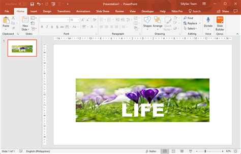 How To Use Picture As Text Background In Powerpoint