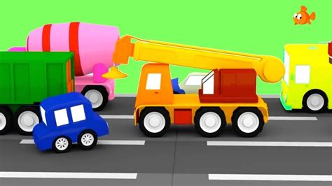 Road Trucks Cartoon Cars Compilation Cartoons For Kids Videos For