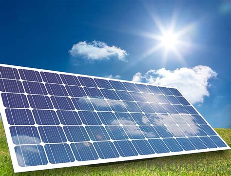 High angle view of solar panels on an energy farm. 230W Solar Panel Price from China, PV Solar Module Price ...
