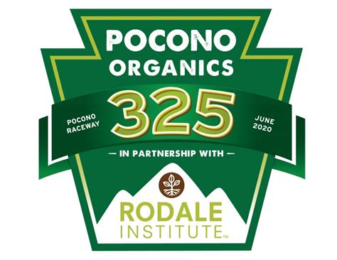 This logo uploaded 24 jul 2011. Pocono Organics 325 starting lineup at Pocono Raceway