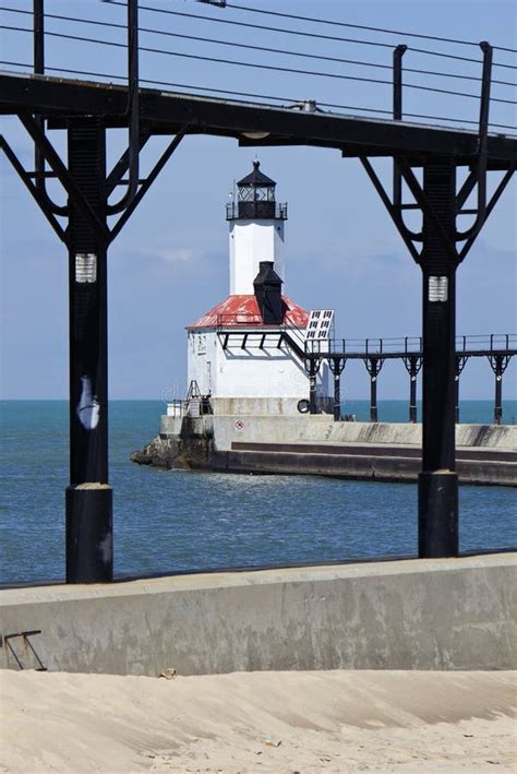 Michigan City Lighthouse Stock Photo Image Of Indiana 37882934