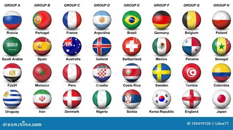 Fifa World Cup Country Flags