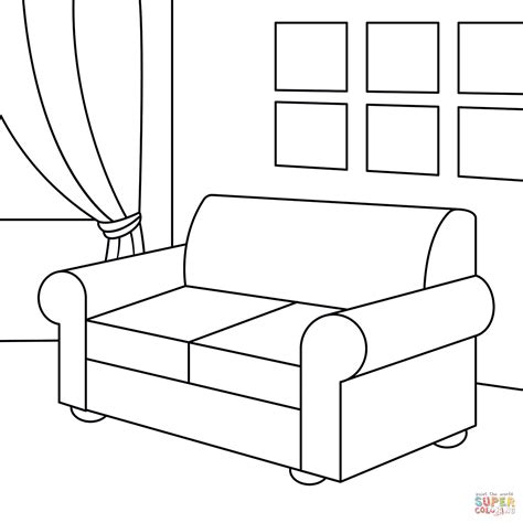 Ausmalbild Sofa Ausmalbilder Kostenlos Zum Ausdrucken