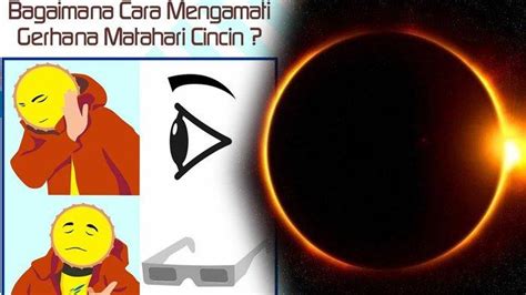 Annular solar eclipse atau gerhana matahari cincin terjadi ketika bulan menghalangi sinar matahari dan posisi bayangannya berada di atas bumi. Lihat Gerhana Matahari Cincin 26 Desember Secara Langsung ...