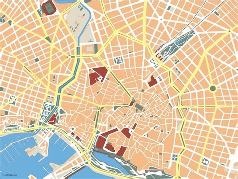 .balearic style vende piso en la zona de archiduque luis salvador construido en el año 2001. Mapas ciudades de España vectoriales