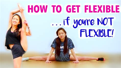 Learn the definition of flexibility, what exercises improve flexibility, and how to become more flexible. How To Be FLEXIBLE - if you're NOT FLEXIBLE! - YouTube