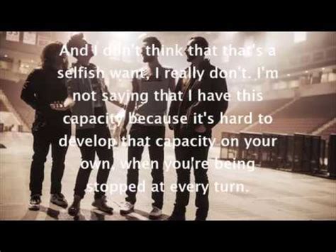 intro: and i don't think that that's a selfish want, i really don't i'm not saying that i have this capacity because it's hard to develop that capacity on your own, when. Bastille-Fake It (Lyrics Video) - YouTube