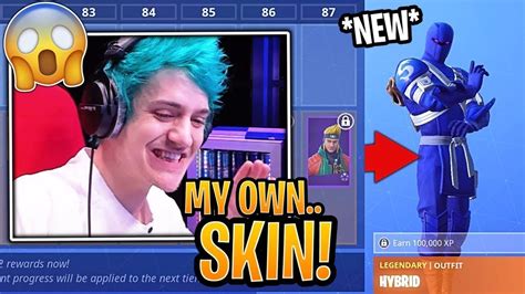 Ninja Reacts To His Own Skin Fortnite Epic And Funny Moments Youtube