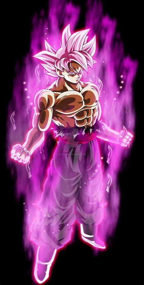 1278x2529 Goku Ultra Instinct Rose Dragon Ball Super Anime Dragon